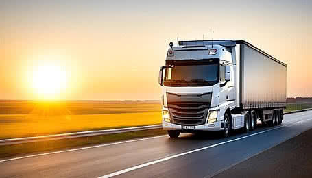 Flatbed truck rental to transport goods from factories to the port