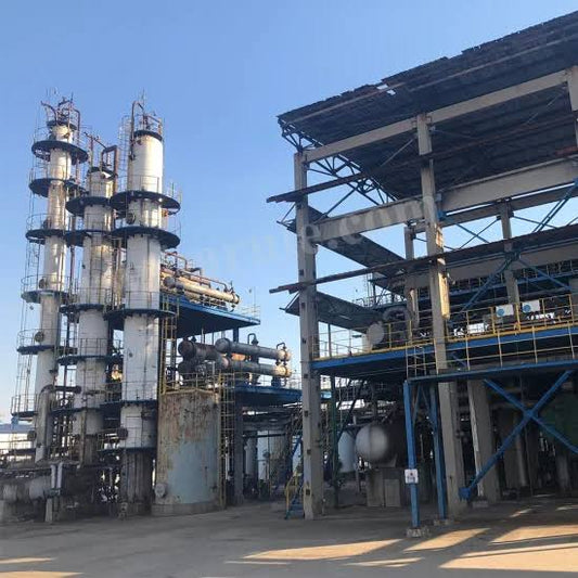 Filtration of used oil waste in factories